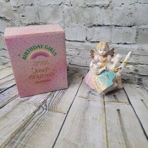 Vintage Josef Originals Birthday Doll Angel Figure 4 Year Old w Original Box
